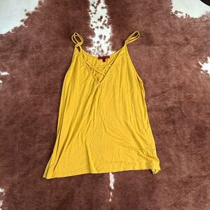BKE Yellow Tank Top